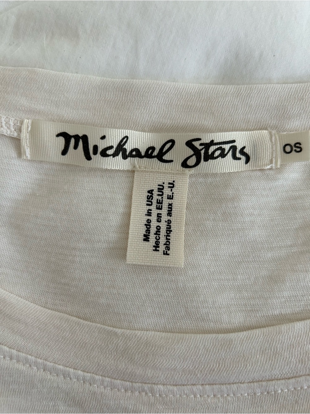 Michael Stars Soft White Crewneck Tee